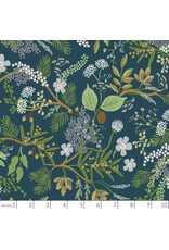 Rifle Paper Co. Rayon, English Rose, Juniper Forest in Evergreen, Fabric Half-Yards