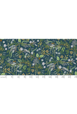 Rifle Paper Co. Rayon, English Rose, Juniper Forest in Evergreen, Fabric Half-Yards