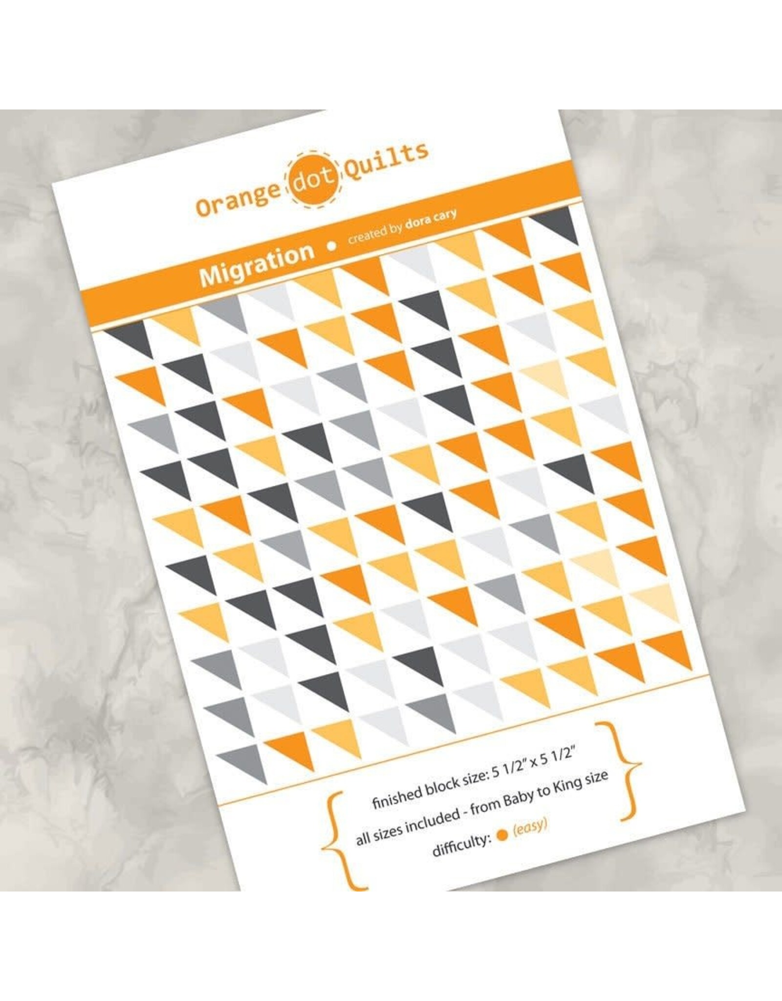 Orange Dot Quilts Migration Quilt Pattern