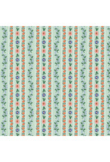 Rifle Paper Co. English Rose, Delphine in Mint, Fabric Half-Yards