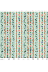 Rifle Paper Co. English Rose, Delphine in Mint, Fabric Half-Yards