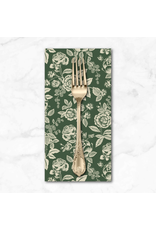 PD's Rifle Paper Co Collection English Rose, English Rose in Hunter and Cream, Dinner Napkin