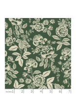 Rifle Paper Co. English Rose, English Rose in Hunter and Cream, Fabric Half-Yards