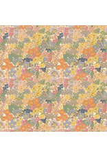 Rifle Paper Co. English Rose, Mimi in Blush with Metallic, Fabric Half-Yards