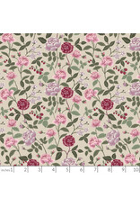 Rifle Paper Co. English Rose, Roses in Plum, Fabric Half-Yards Rifle Paper Co. English Rose, Roses in Plum, Fabric Half-Yards