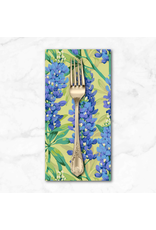 PD's Martha Negley Collection Nation of Flowers, Bluebonnet in Blue, Dinner Napkin