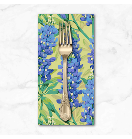 PD's Martha Negley Collection Nation of Flowers, Bluebonnet in Blue, Dinner Napkin