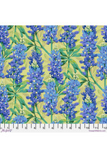 Martha Negley Nation of Flowers, Bluebonnet in Blue, Fabric Half-Yards Martha Negley Nation of Flowers, Bluebonnet in Blue, Fabric Half-Yards