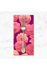 PD's Martha Negley Collection Nation of Flowers, Camellia in Pink, Dinner Napkin