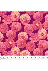 Martha Negley Nation of Flowers, Camellia in Pink, Fabric Half-Yards