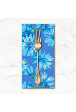 PD's Martha Negley Collection Nation of Flowers, Chicory in Blue, Dinner Napkin