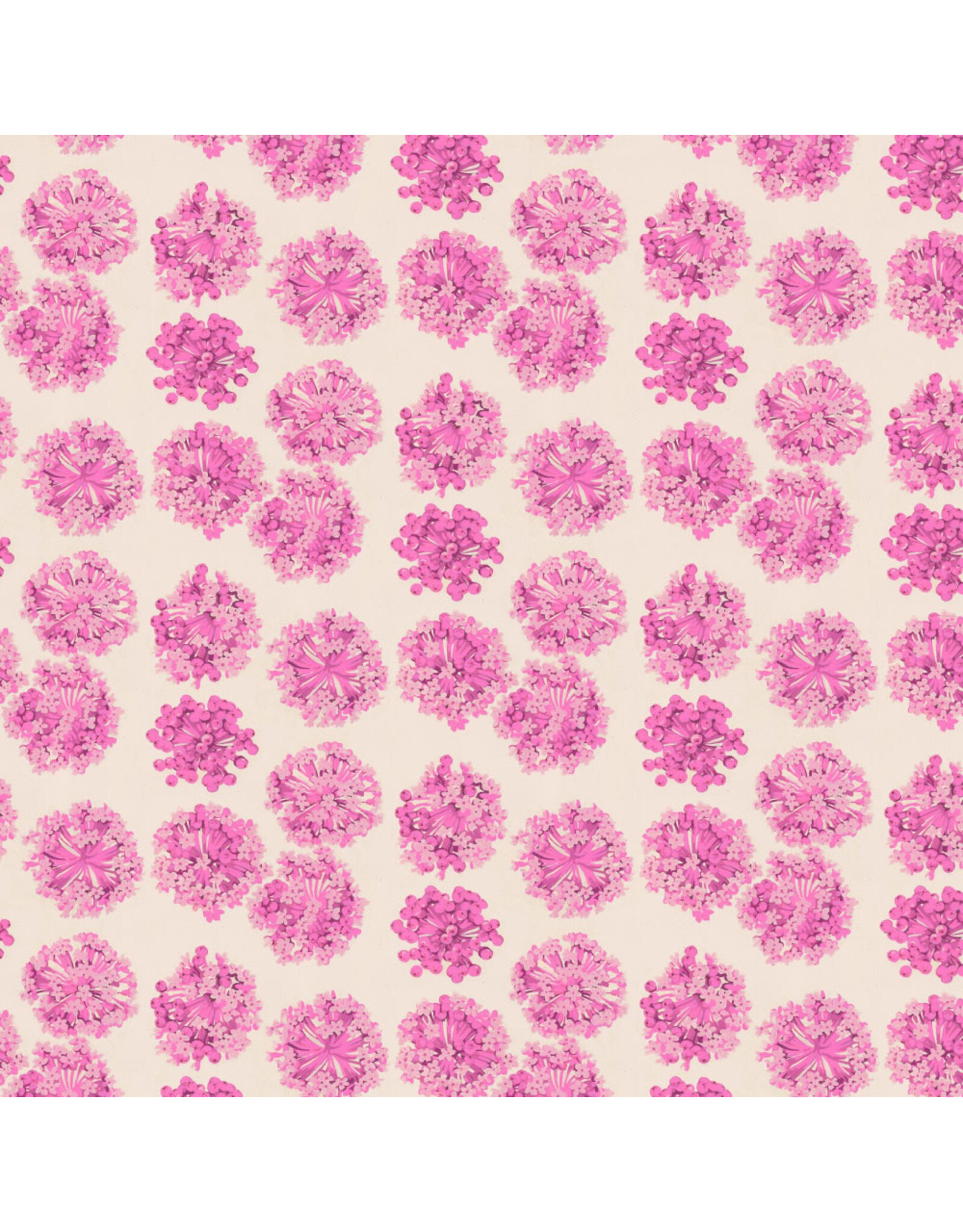 Martha Negley Nation of Flowers, Milkweed in Pink, Fabric Half-Yards