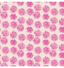 Martha Negley Nation of Flowers, Milkweed in Pink, Fabric Half-Yards