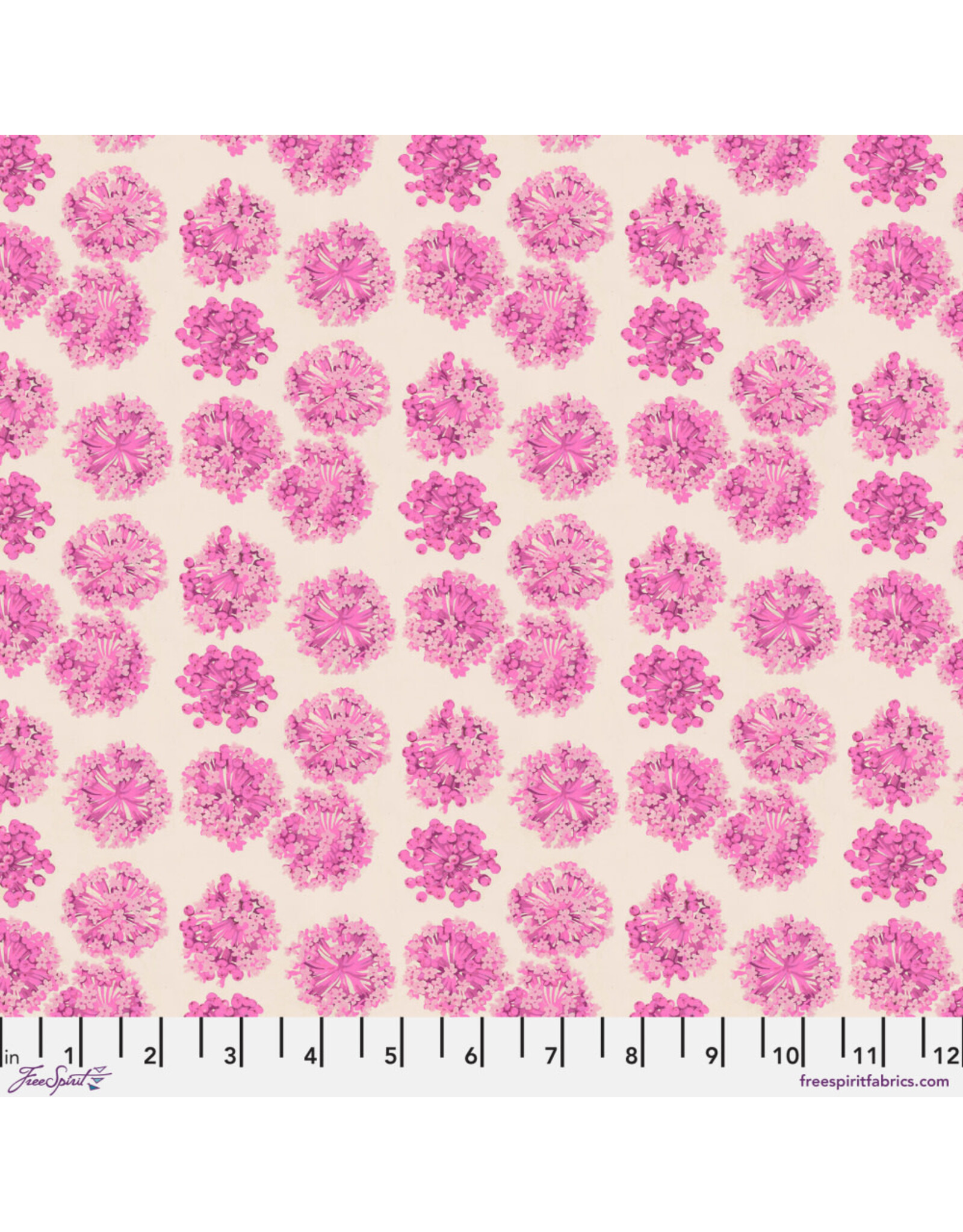 Martha Negley Nation of Flowers, Milkweed in Pink, Fabric Half-Yards
