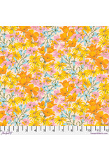 Martha Negley Nation of Flowers, Pacific Coast in Golden, Fabric Half-Yards