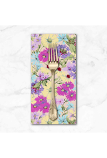 PD's Martha Negley Collection Nation of Flowers, Prairie Wildflowers in Lavender, Dinner Napkin