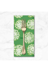 PD's Martha Negley Collection Nation of Flowers, Queen Annes Lace in Green, Dinner Napkin