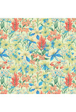 Martha Negley Nation of Flowers, Rocky Mountain Wildflowers in Sky, Fabric Half-Yards