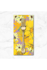 PD's Martha Negley Collection Nation of Flowers, Sunflower in Yellow, Dinner Napkin
