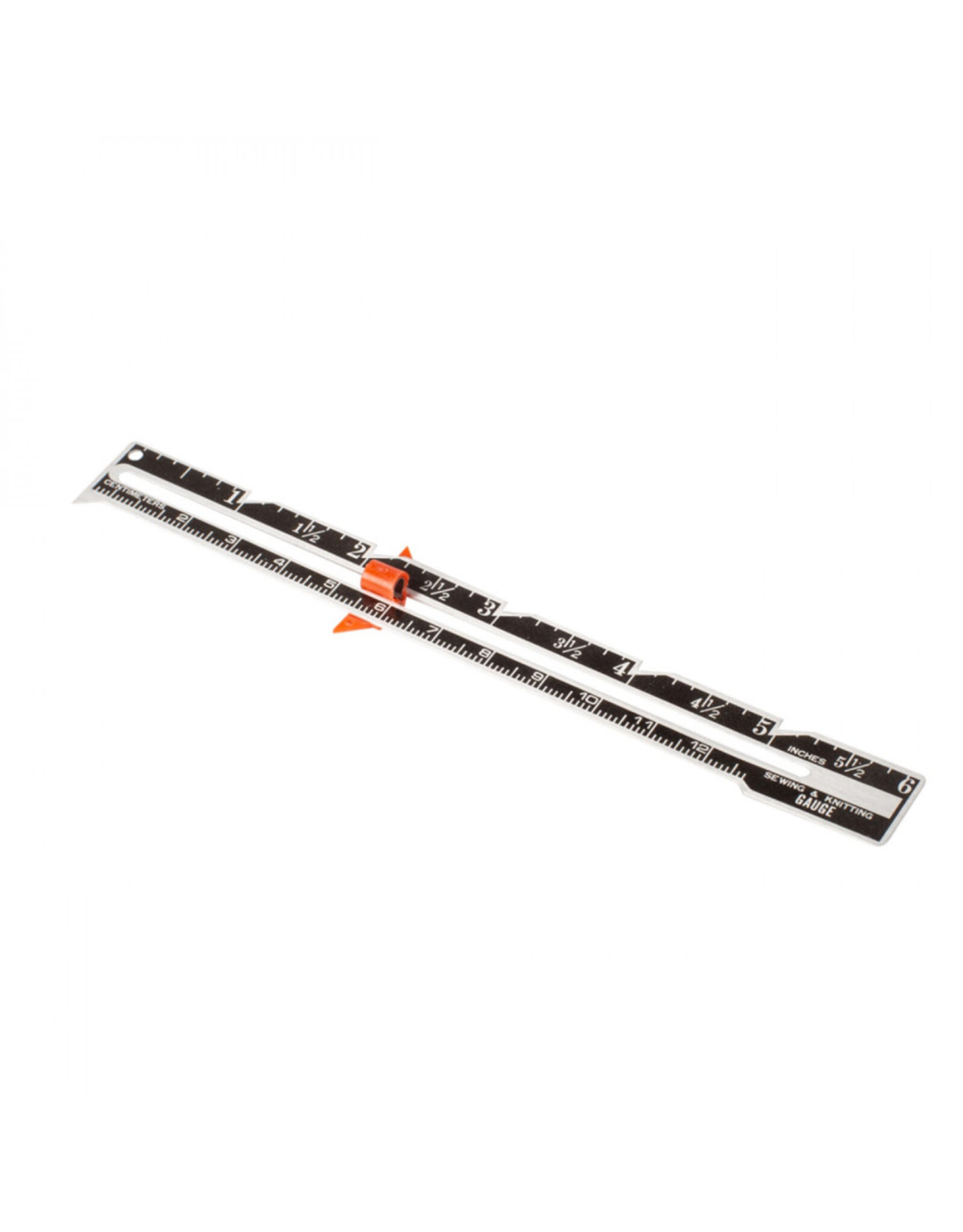 Bohin Sewing Gauge with Sliding Marker - 6 inch