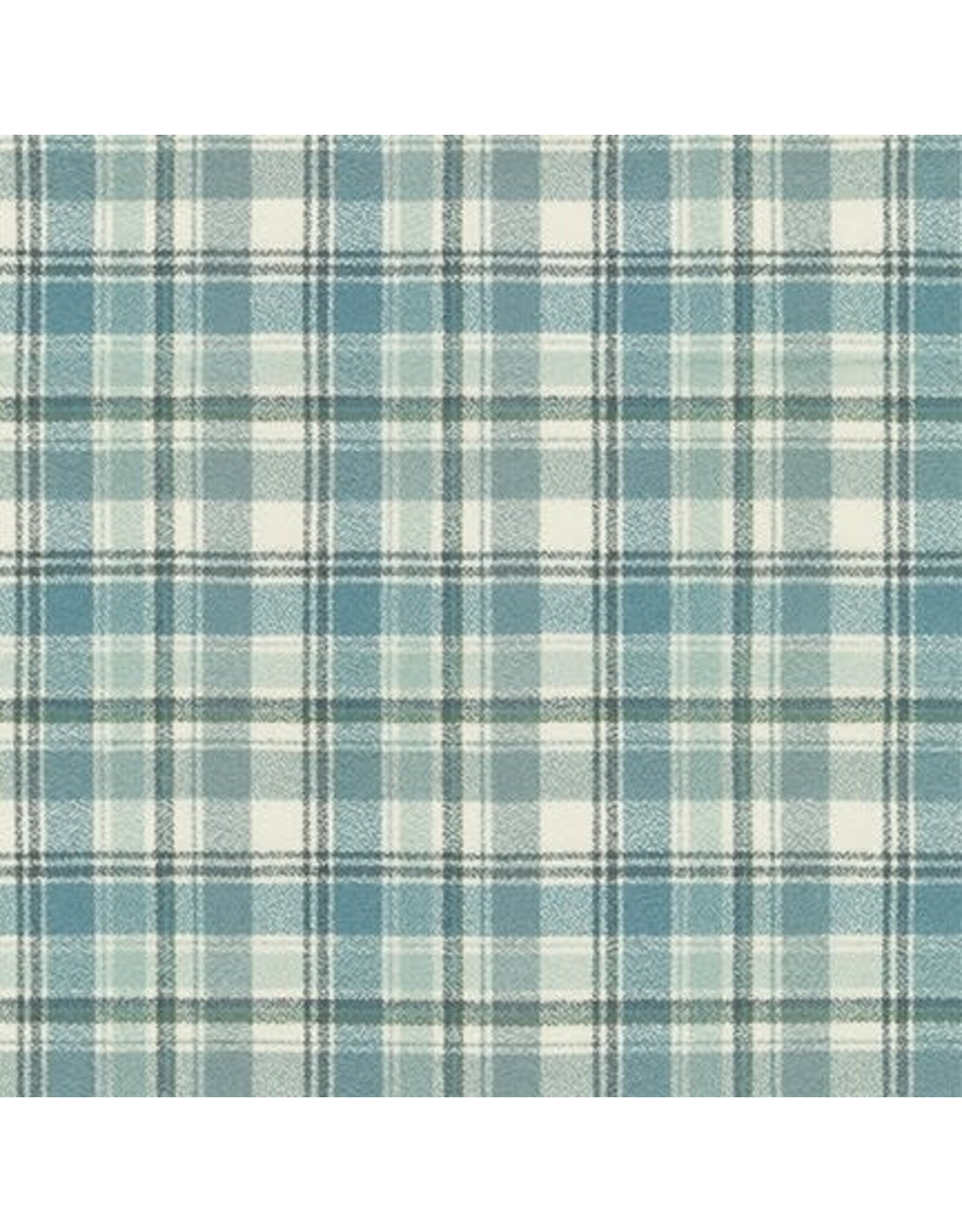 Robert Kaufman Yarn Dyed Cotton Flannel, Mammoth Organic Flannel in Dusty Blue, Fabric Half-Yards