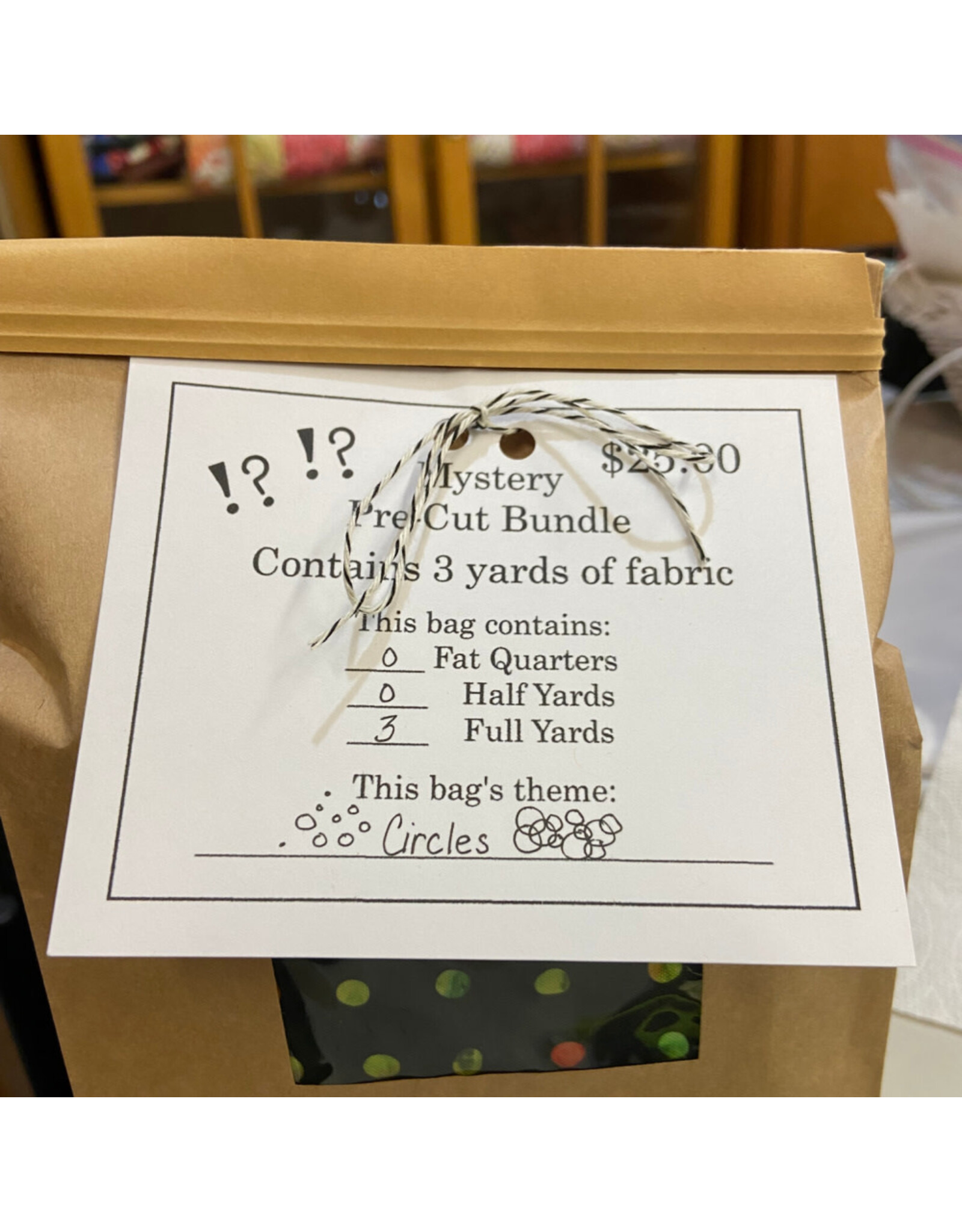 PD ON SALE- "Circles" Mystery Pre-Cut Bundle - Contains 3 Yards