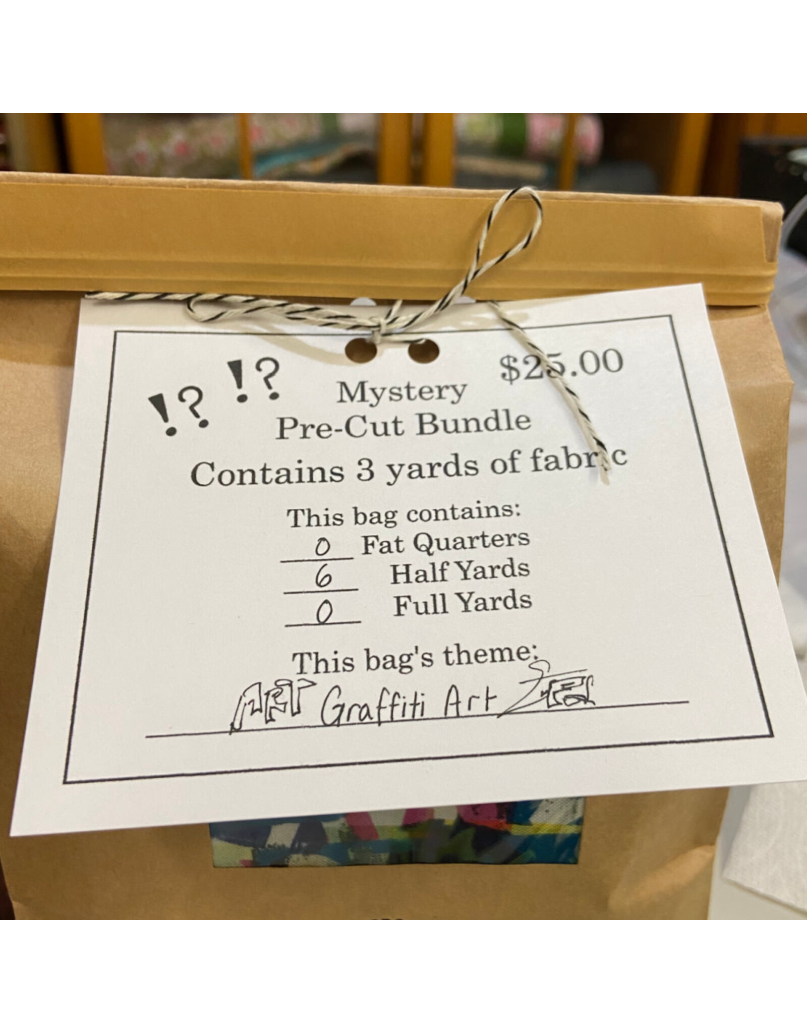 PD ON SALE- "Graffiti Art" Mystery Pre-Cut Bundle - Contains 3 Yards
