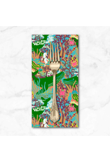 PD'S Free Spirit Collection Rising Tide, Currents in Green, Dinner Napkin