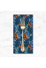 PD'S Free Spirit Collection Rising Tide, Seagrass in Blue, Dinner Napkin