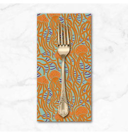 Monika Forsberg Rising Tide, Tidal in Mint, Dinner Napkin