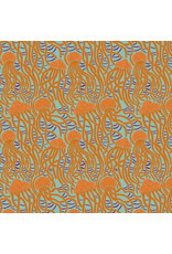 Monika Forsberg Rising Tide, Tidal in Mint, Fabric Half-Yards