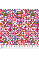 Monika Forsberg Rising Tide, Brine in Pink, Fabric Half-Yards