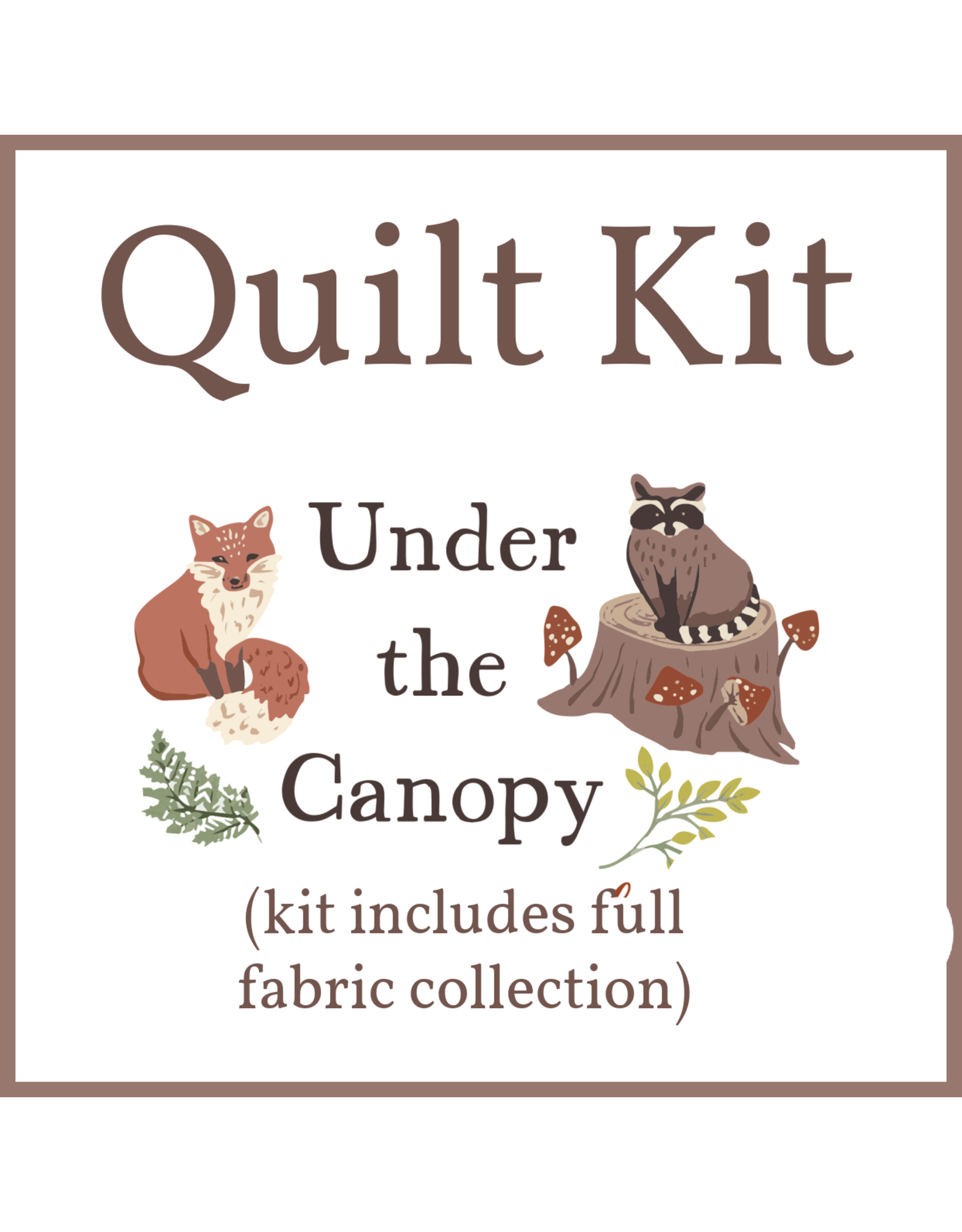 PD Under the Canopy Boho Chic Quilt Kit - Fabric to make a 64" x 70”  Quilt Top