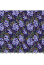 Kathy Doughty Wandering Eye, Jacaranda in Cool, Fabric Half-Yards