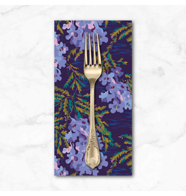 PD's Kathy Doughty Collection Wandering Eye, Jacaranda in Cool, Dinner Napkin