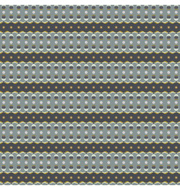 Kathy Doughty Wandering Eye, Gumnut in Neutral, Fabric Half-Yards