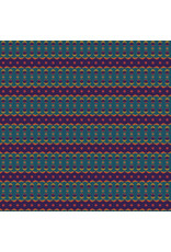 Kathy Doughty ON SALE-5 YARD CUT, Wandering Eye, Gumnut in Cool