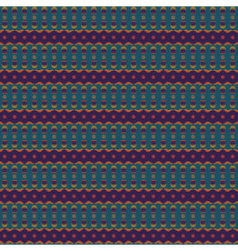 Kathy Doughty Wandering Eye, Gumnut in Cool, Fabric Half-Yards