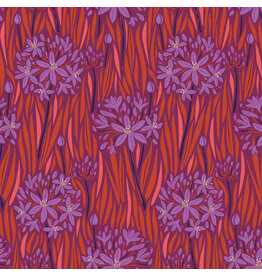 Kathy Doughty Wandering Eye, Agapantha in Warm, Fabric Half-Yards