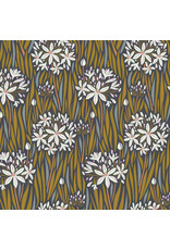 Kathy Doughty Wandering Eye, Agapantha in Neutral, Fabric Half-Yards Kathy Doughty Wandering Eye, Agapantha in Neutral, Fabric Half-Yards