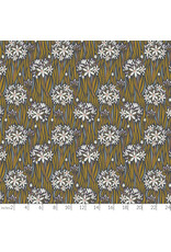 Kathy Doughty Wandering Eye, Agapantha in Neutral, Fabric Half-Yards Kathy Doughty Wandering Eye, Agapantha in Neutral, Fabric Half-Yards