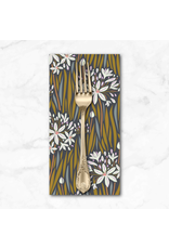 PD's Kathy Doughty Collection Wandering Eye, Agapantha in Neutral, Dinner Napkin