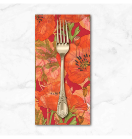 PD's Moda Collection Superbloom, Poppy in Geranium, Dinner Napkin