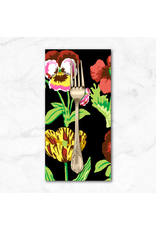 PD's Kaffe Fassett Collection Kaffe Collective, Flower Studies in Black, Dinner Napkin