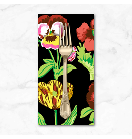 PD's Kaffe Fassett Collection Kaffe Collective, Flower Studies in Black, Dinner Napkin