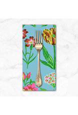 PD's Kaffe Fassett Collection Kaffe Collective, Flower Studies in Blue, Dinner Napkin