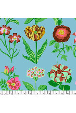 Kaffe Fassett Collective Kaffe Collective, Flower Studies in Blue, Fabric Half-Yards
