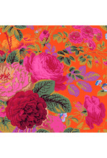 Kaffe Fassett Collective Kaffe Collective, Gradi Floral in Tomato, Fabric Half-Yards