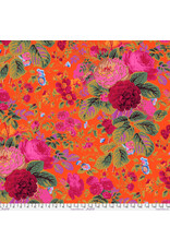Kaffe Fassett Kaffe Collective 2025, Gradi Floral in Tomato, Fabric Half-Yards