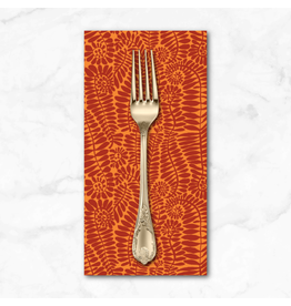 PD's Kaffe Fassett Collection Kaffe Collective 2025, SM Fronds in Melon, Dinner Napkin